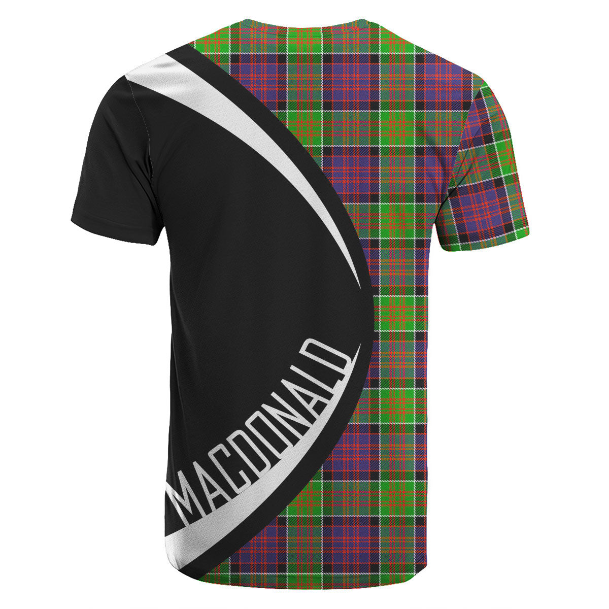 MacDonald (Clan Ranald) Tartan Crest T-shirt - Circle Style