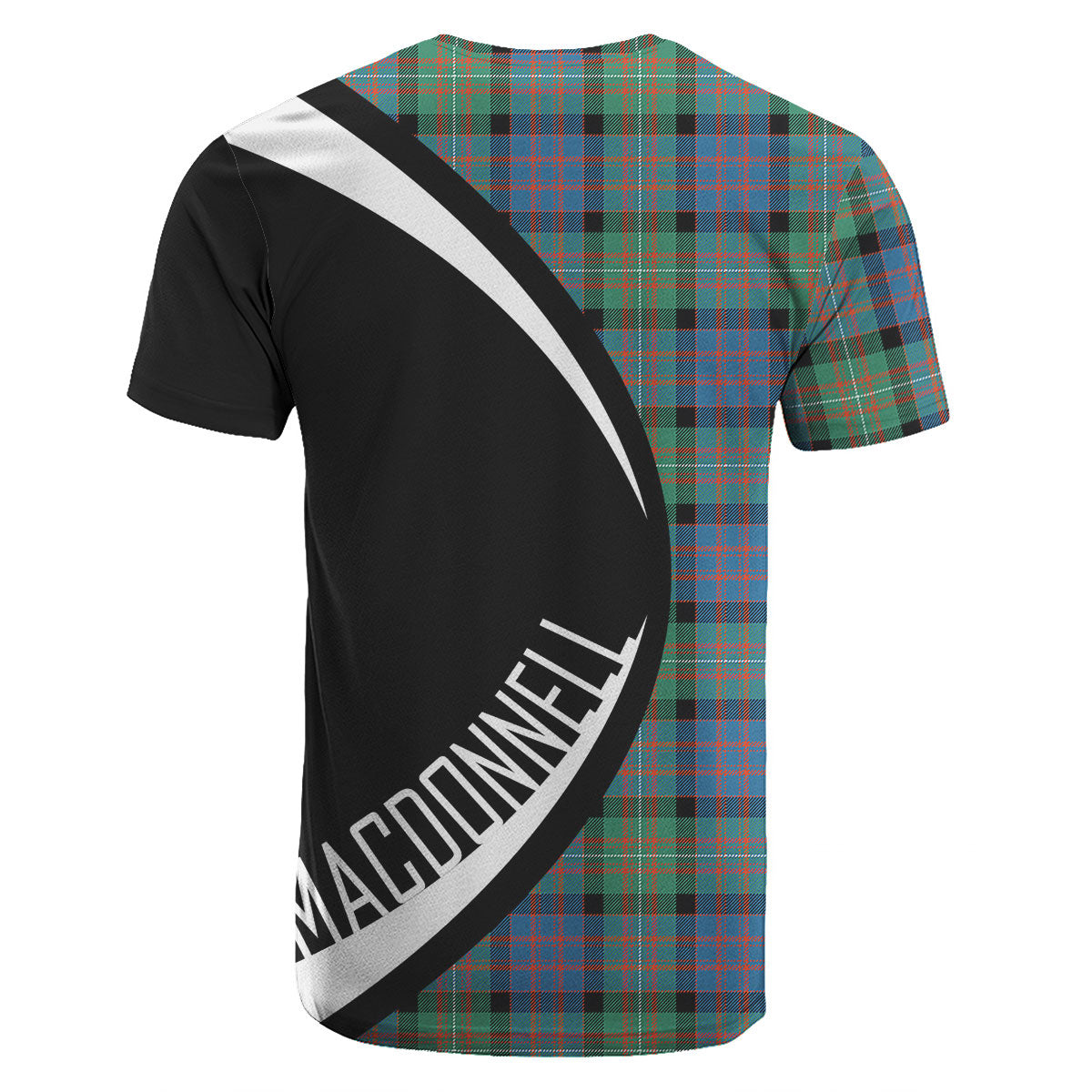 MacDonnell of Glengarry Ancient Tartan Crest T-shirt - Circle Style