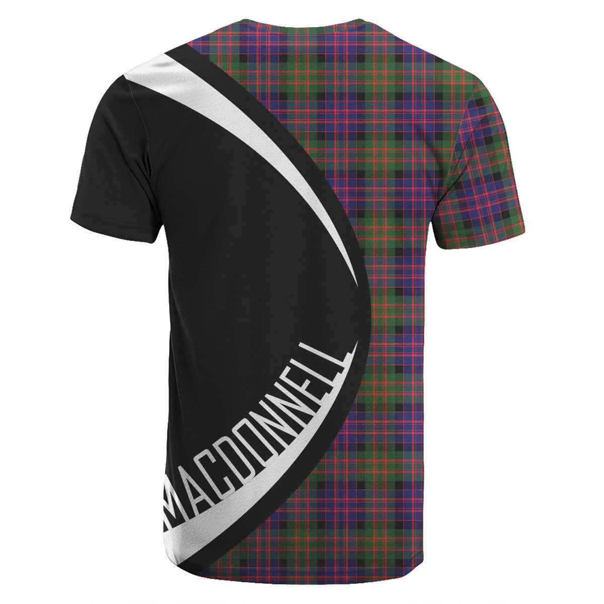 MacDonnell of Glengarry Modern Tartan Crest T-shirt - Circle Style