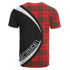 MacDougall Modern Tartan Crest T-shirt - Circle Style