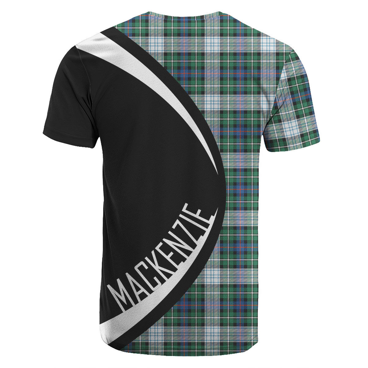 MacKenzie Dress Ancient Tartan Crest T-shirt - Circle Style