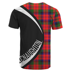 MacNaughton Modern Tartan Crest T-shirt - Circle Style