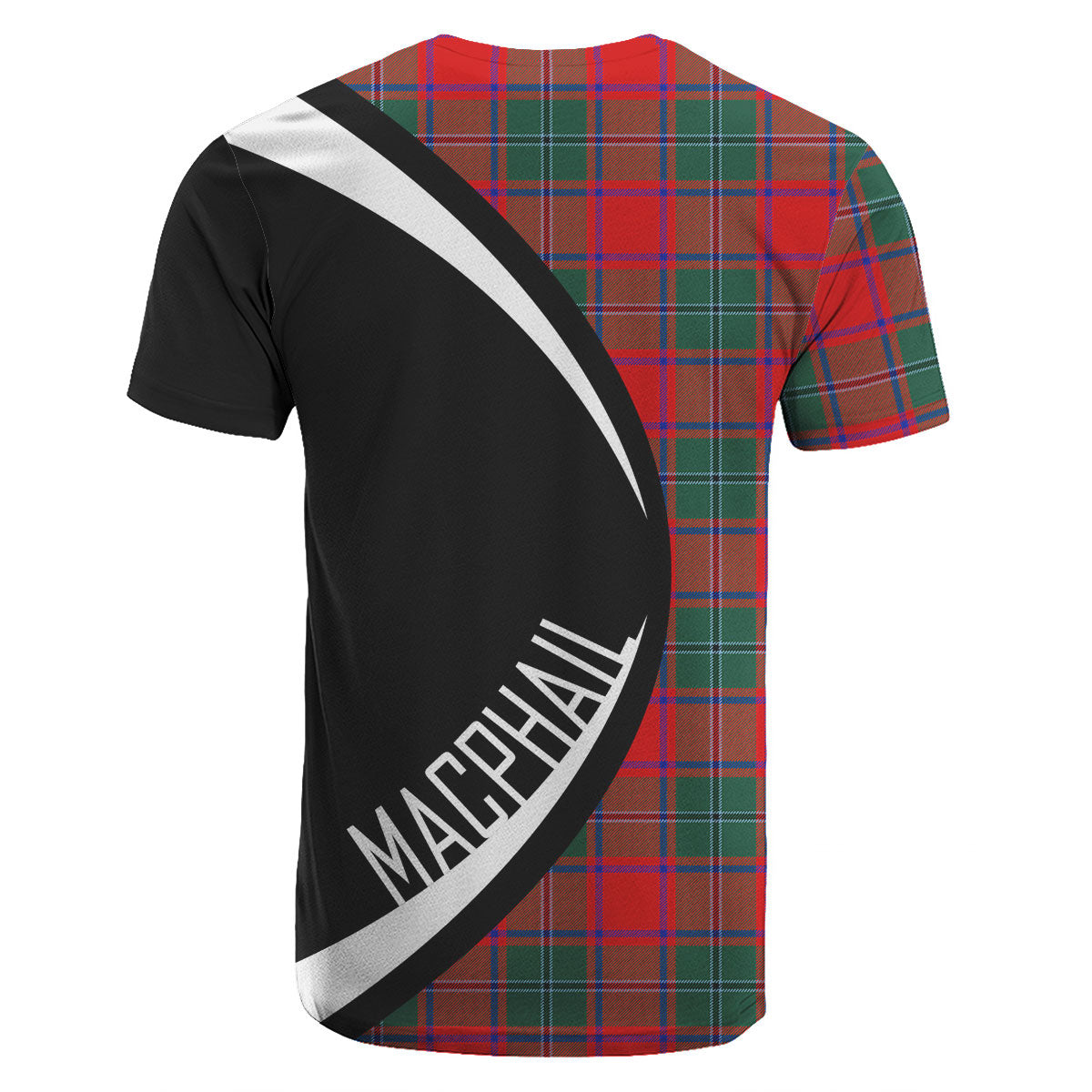 MacPhail Clan Tartan Crest T-shirt - Circle Style