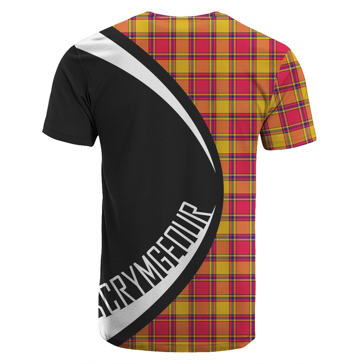 Scrymgeour Tartan Crest T-shirt - Circle Style