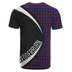 Wedderburn Tartan Crest T-shirt - Circle Style