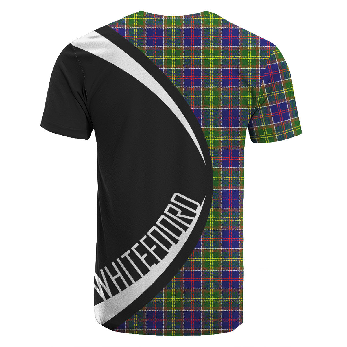 Whitefoord Tartan Crest T-shirt - Circle Style