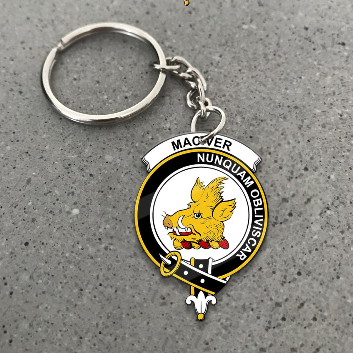 MacIver Crest Keychain