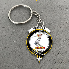Paisley Crest Keychain