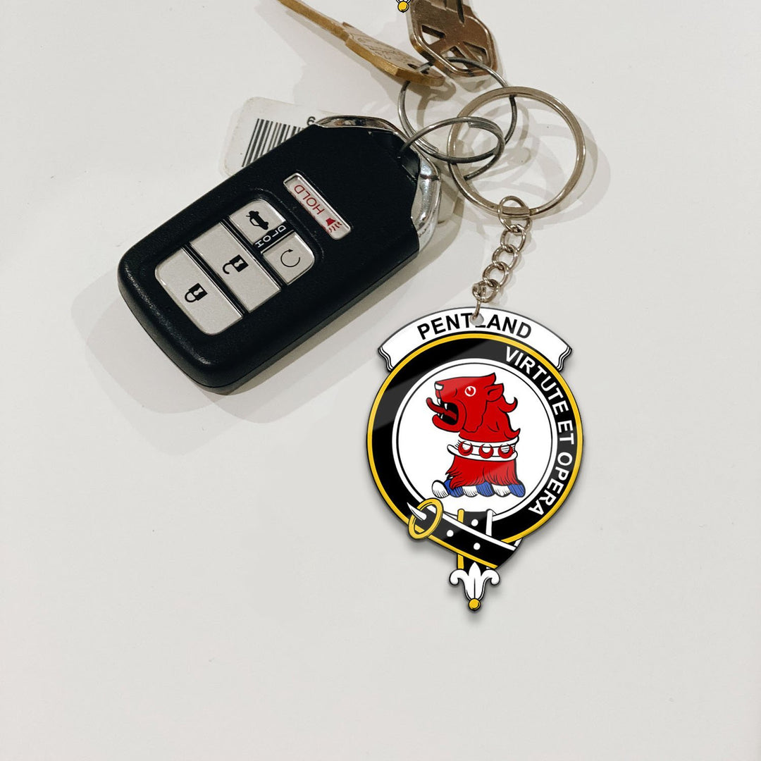 Pentland Crest Keychain