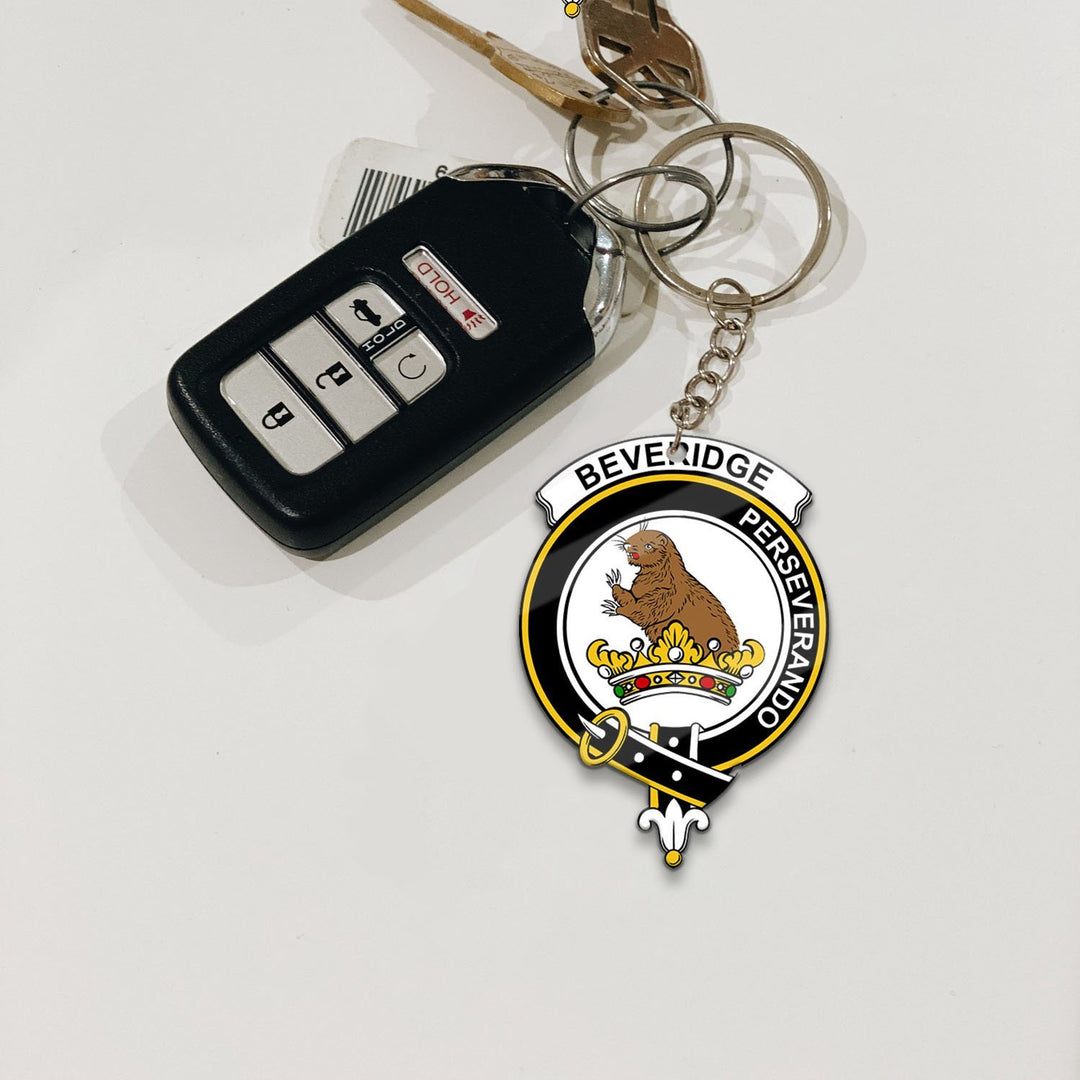 Beveridge Crest Keychain