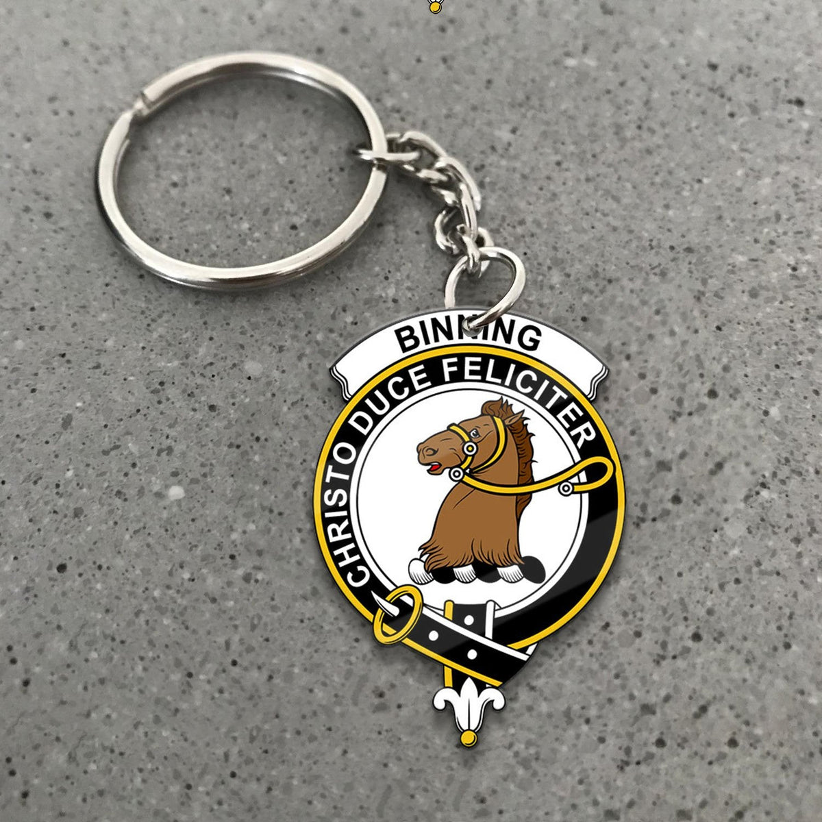 Binning of Wallifoord Crest Keychain