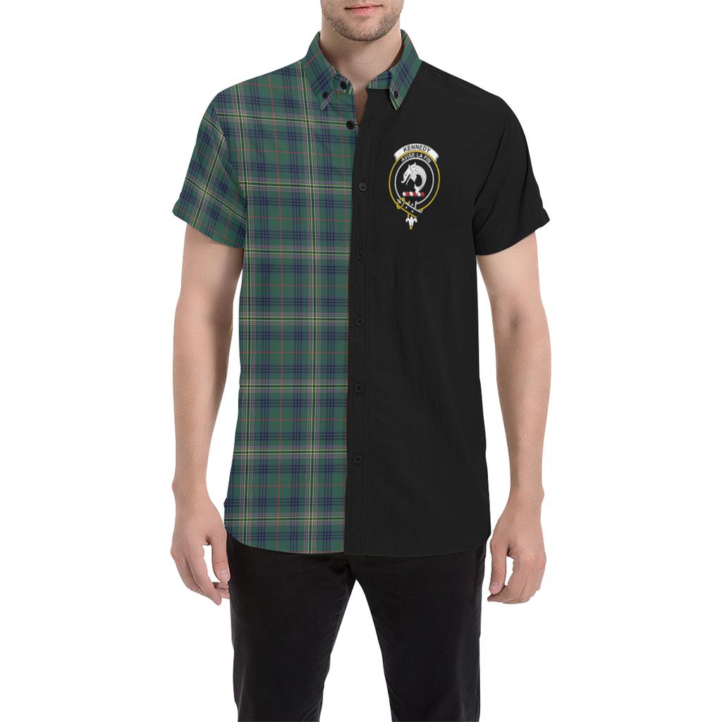 Kennedy Modern Tartan Crest Men Shirt