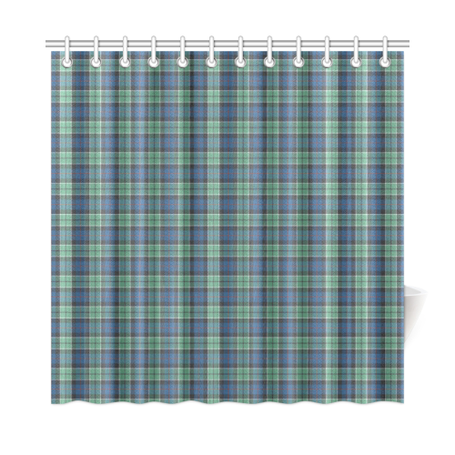 Leslie Hunting Ancient Tartan Shower Curtain