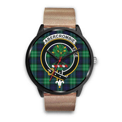 Abercrombie family Tartan Crest Watch