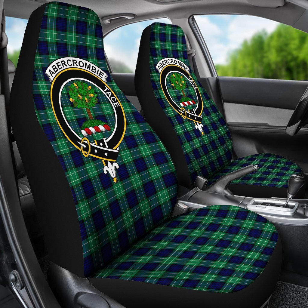 Abercrombie Family Tartan Crest Car Seat Cover