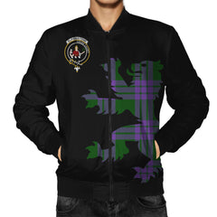 Elphinstone Tartan Bomber Jacket Lion & Thistle