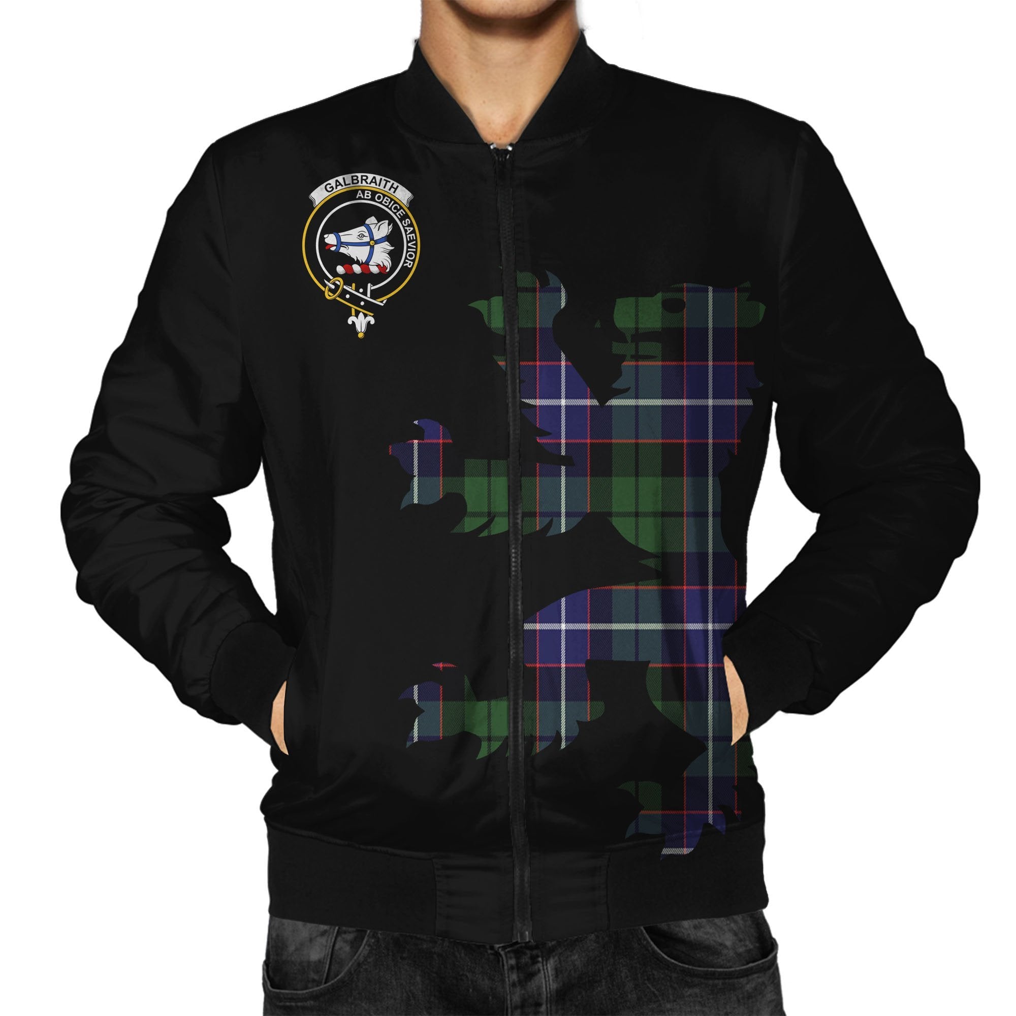 Galbraith Tartan Bomber Jacket Lion & Thistle