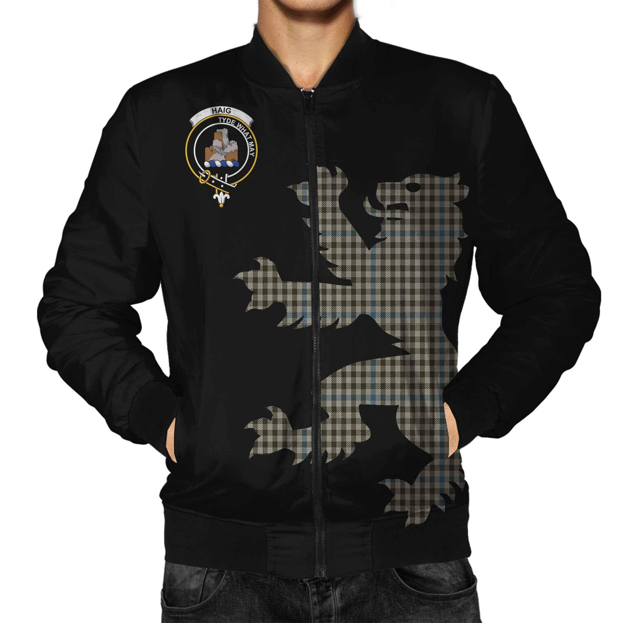 Haig Tartan Bomber Jacket Lion & Thistle