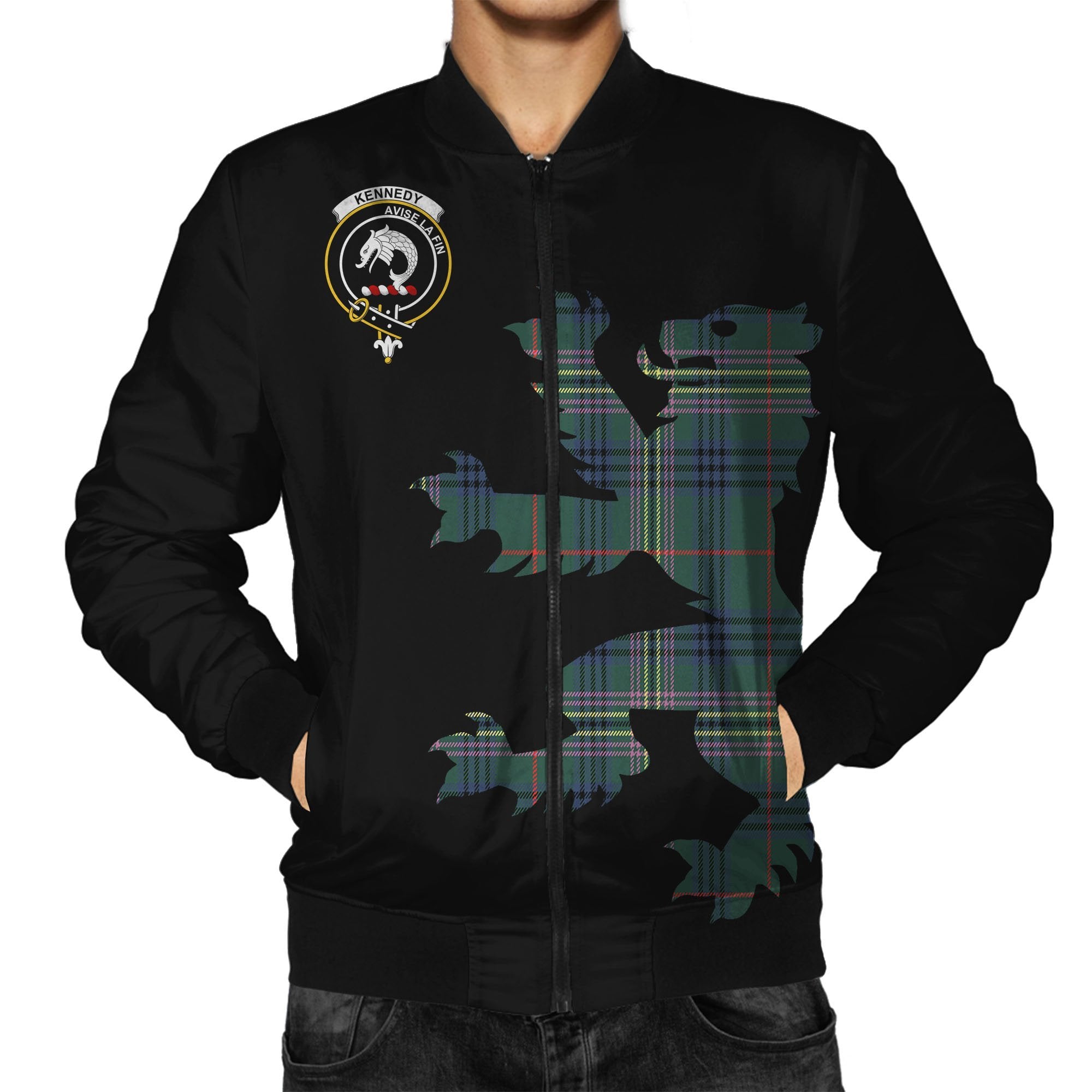 Kennedy Tartan Bomber Jacket Lion & Thistle
