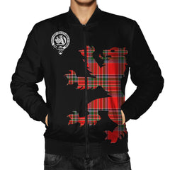 MacBean Tartan Bomber Jacket Lion & Thistle