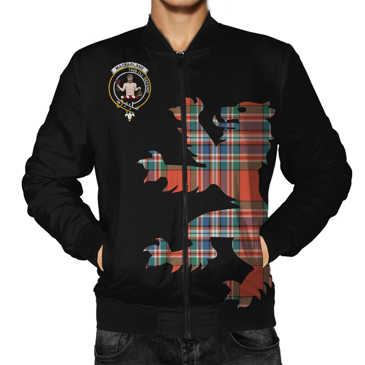 MacFarlane Tartan Bomber Jacket Lion & Thistle