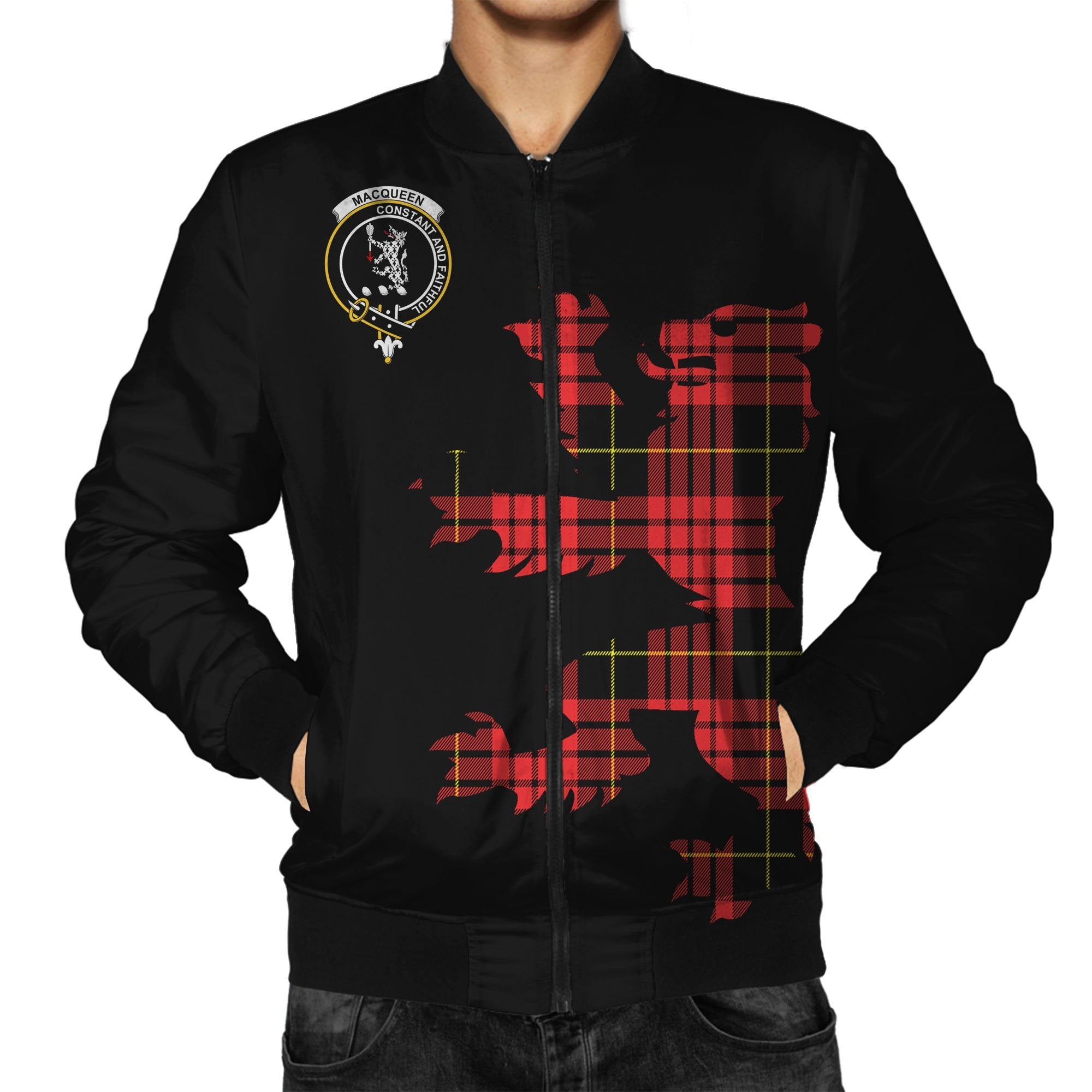 MacQueen Tartan Bomber Jacket Lion & Thistle
