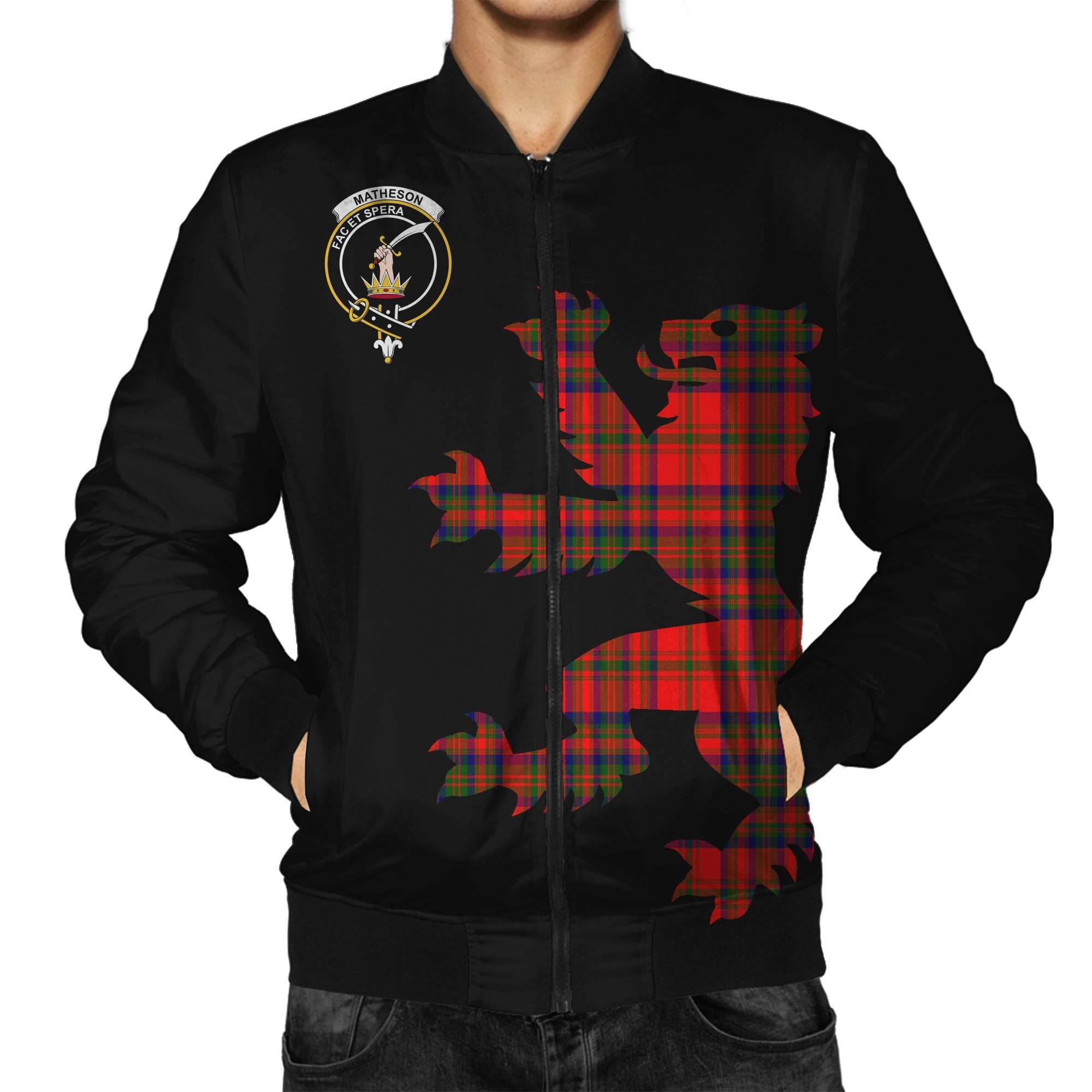 Matheson Tartan Bomber Jacket Lion & Thistle