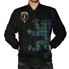 Meldrum Tartan Bomber Jacket Lion & Thistle