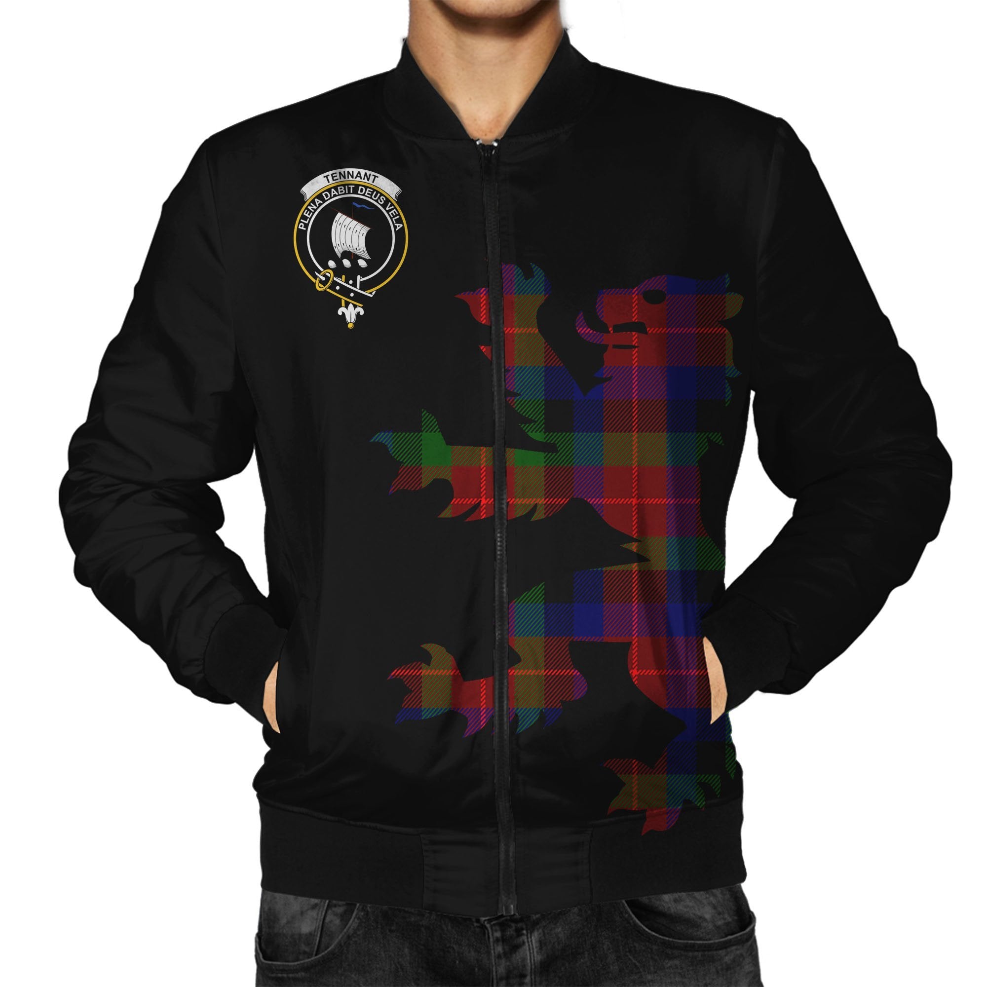 Tennant Tartan Bomber Jacket Lion & Thistle