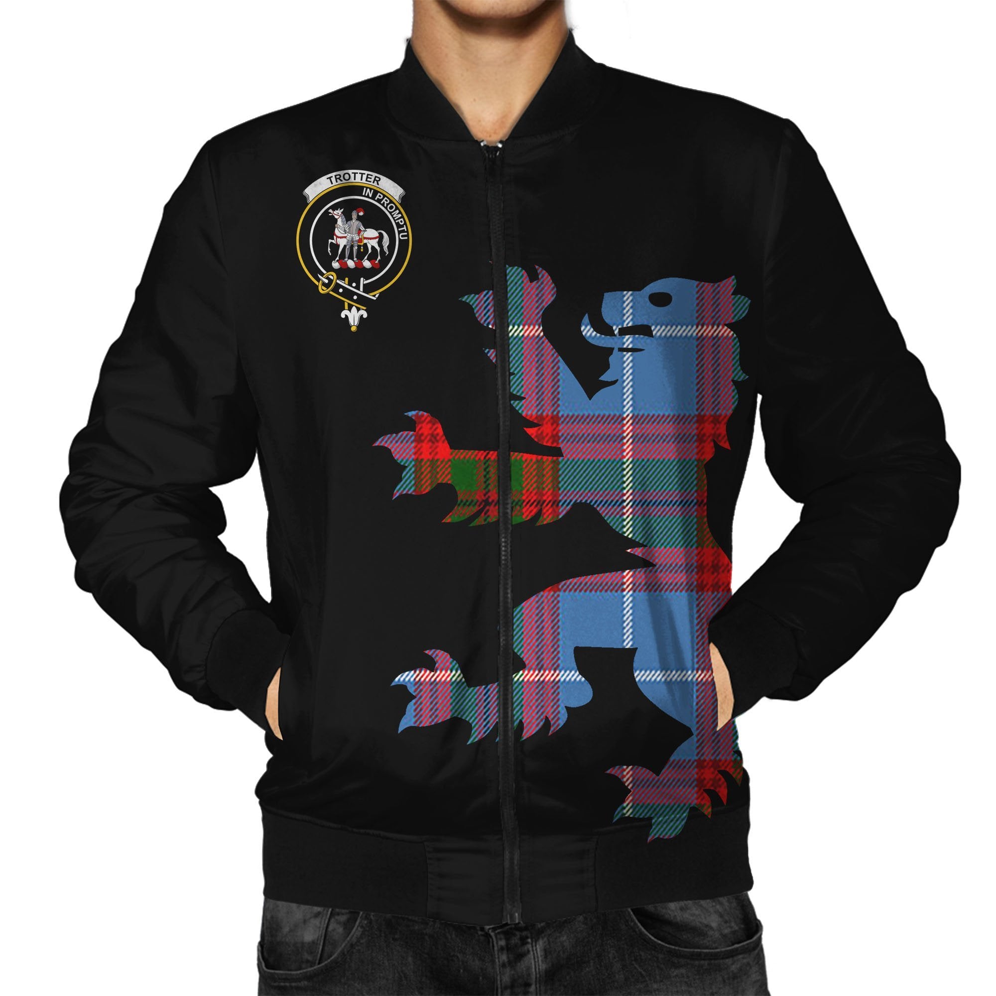 Trotter Tartan Bomber Jacket Lion & Thistle