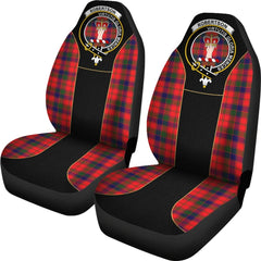 Robertson Family Tartan Crest Car seat cover Special Version