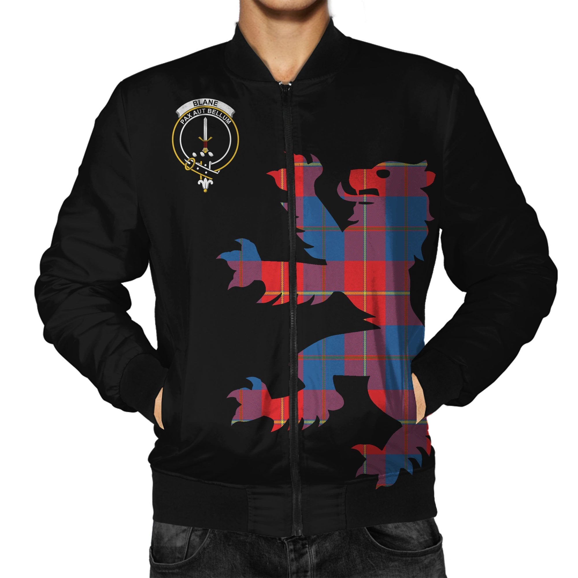 Blane Tartan Bomber Jacket Lion & Thistle