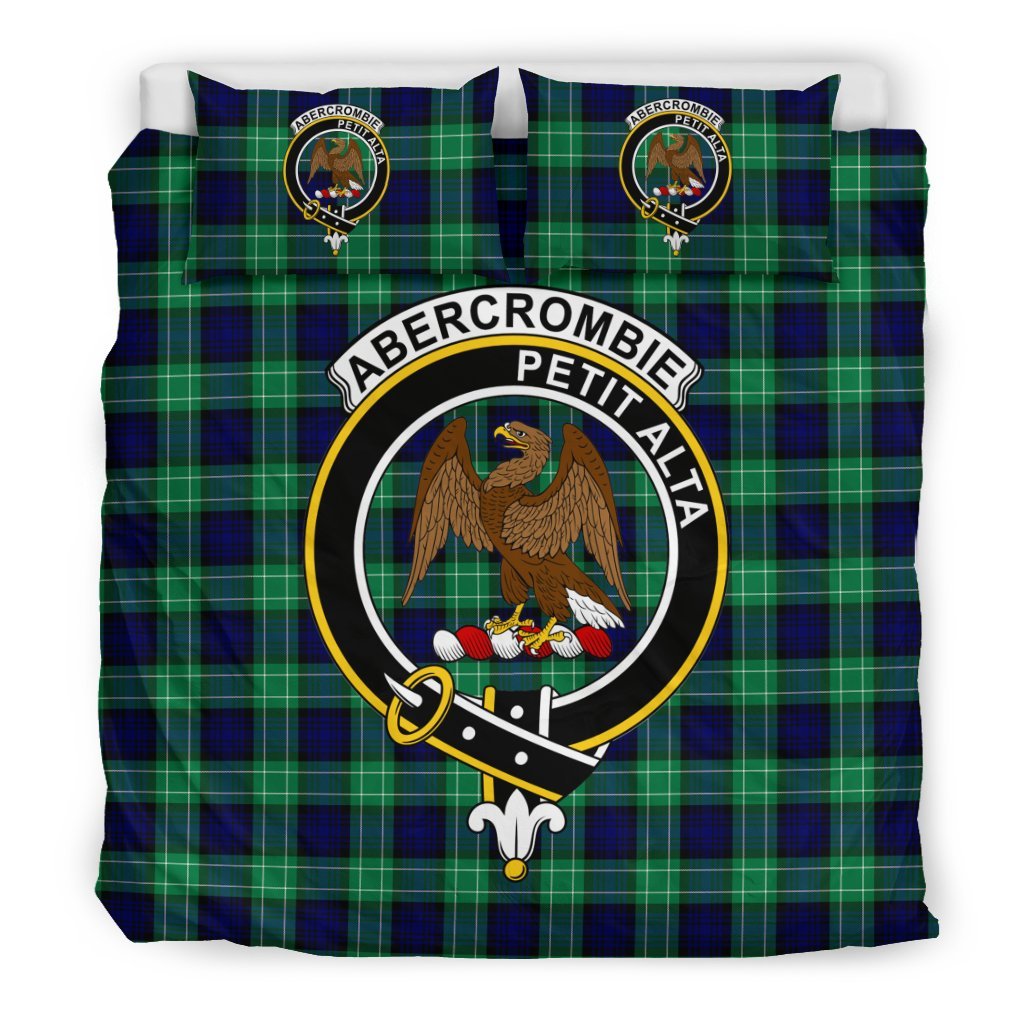 Abercrombie Family Tartan Crest Bedding Set