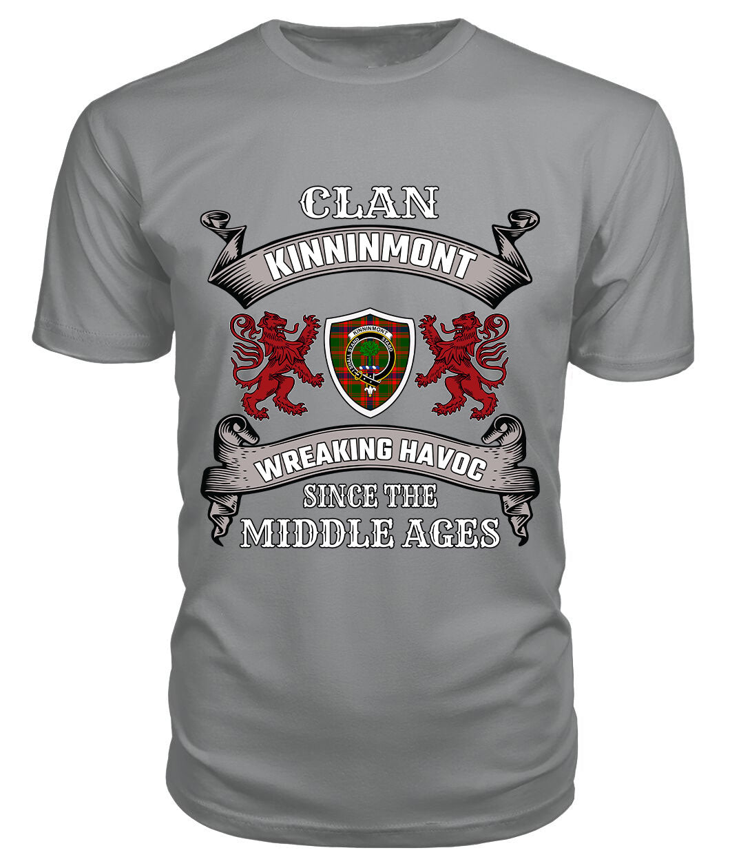 Kinninmont Family Tartan - 2D T-shirt