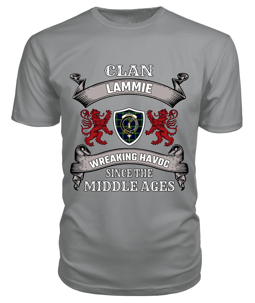 Lammie Family Tartan - 2D T-shirt