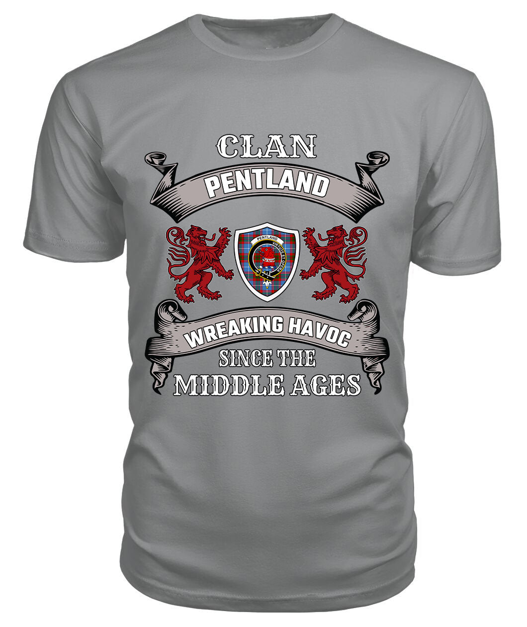 Pentland Family Tartan - 2D T-shirt