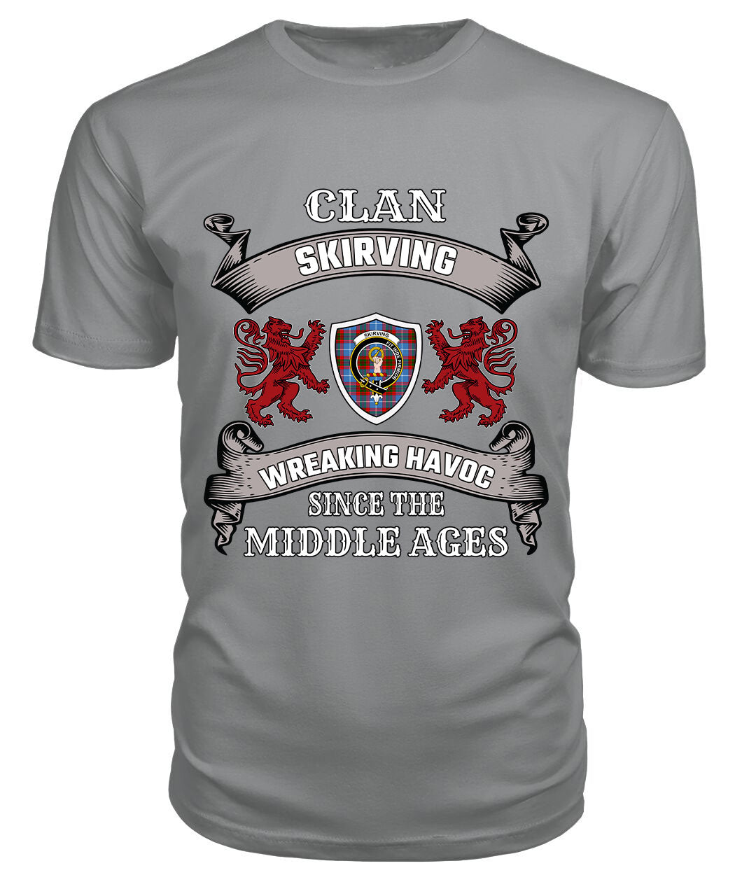 Skirving Family Tartan - 2D T-shirt