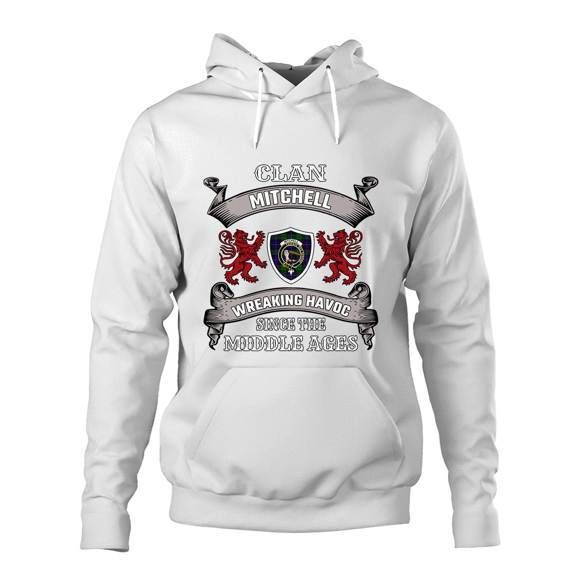 Mitchell Family Tartan - 2D Unisex Hoodie