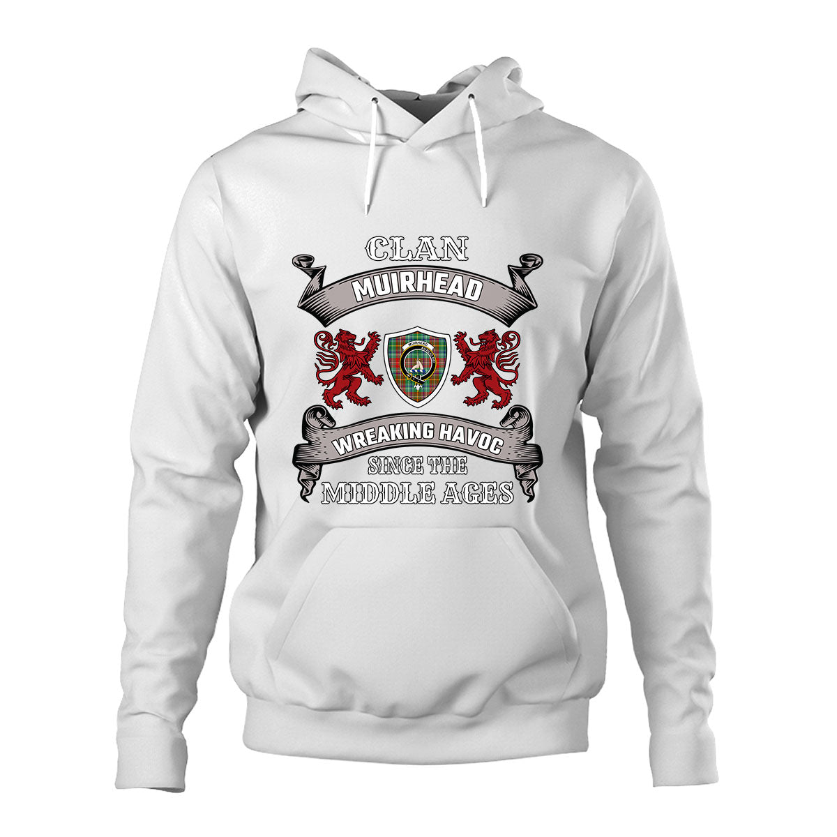 Muirhead Family Tartan - 2D Unisex Hoodie