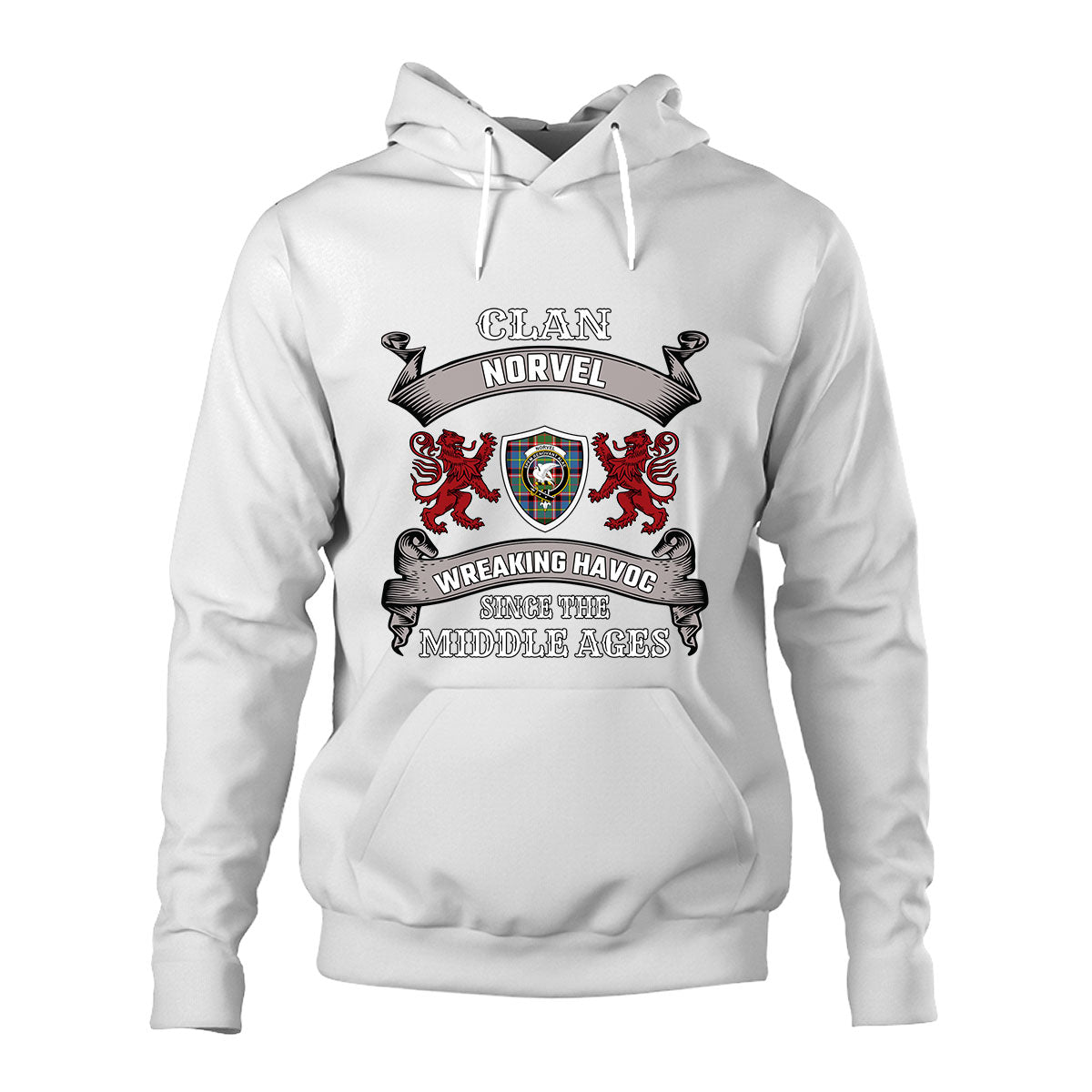 Norvel Family Tartan - 2D Unisex Hoodie