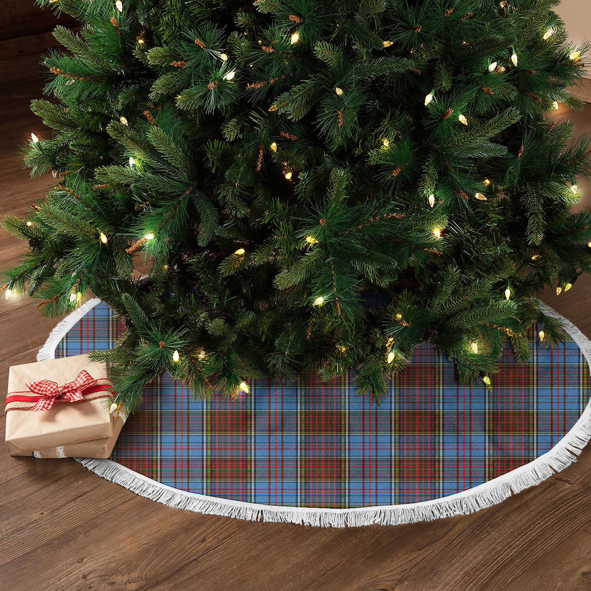 Anderson Modern Tartan Christmas Tree Skirt