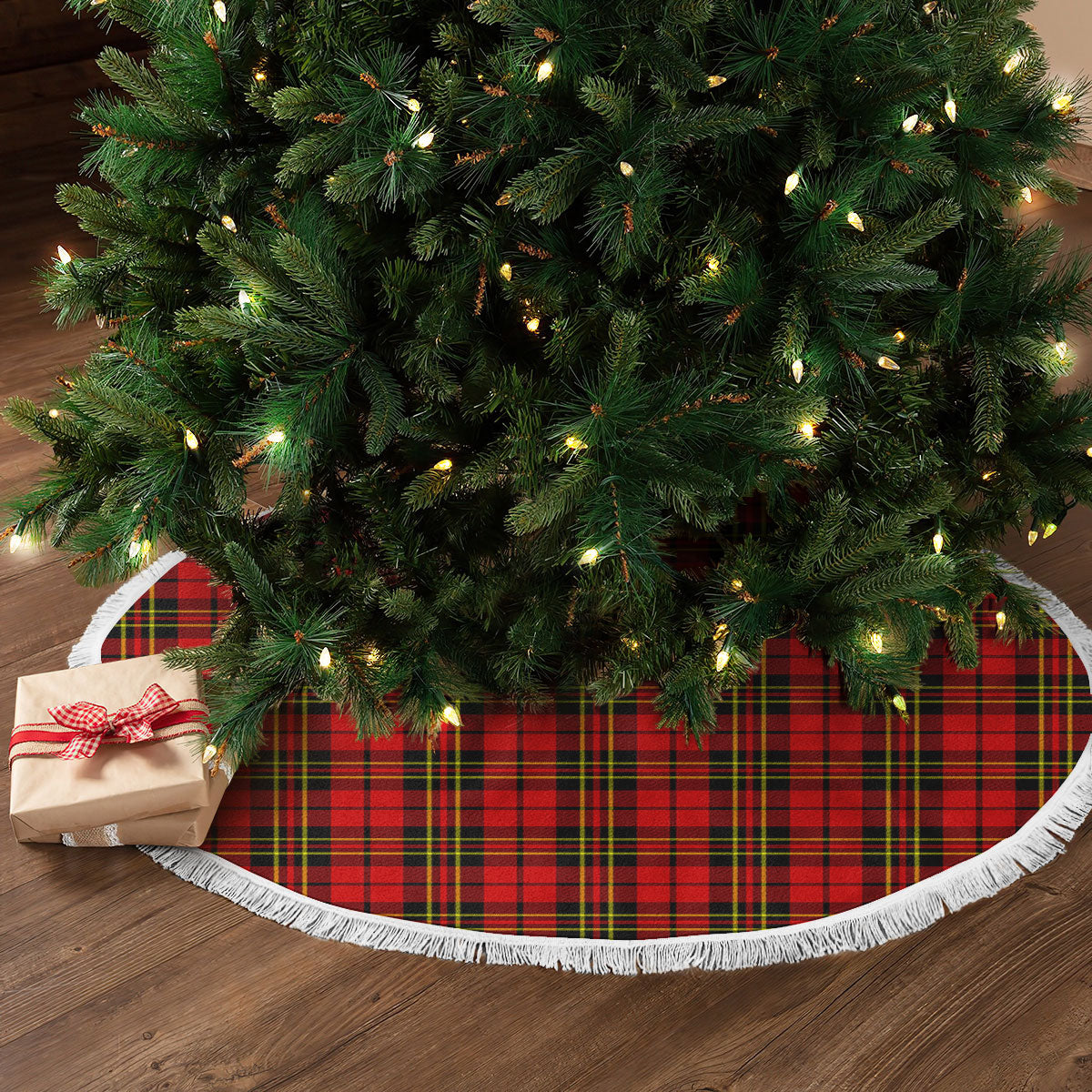 Brodie Modern Tartan Christmas Tree Skirt