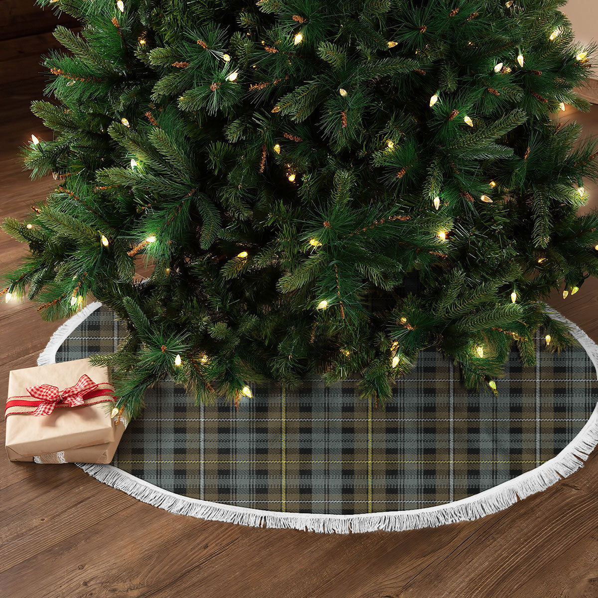 Campbell Argyll Weathered Tartan Christmas Tree Skirt
