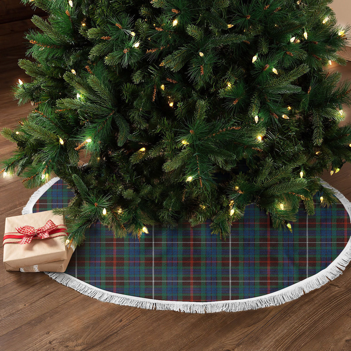Fraser (of Lovat) Hunting Ancient Tartan Christmas Tree Skirt
