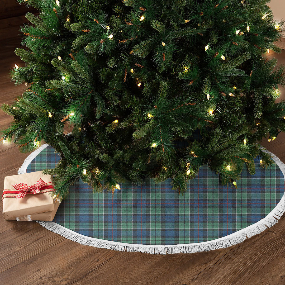 Leslie Hunting Ancient Tartan Christmas Tree Skirt