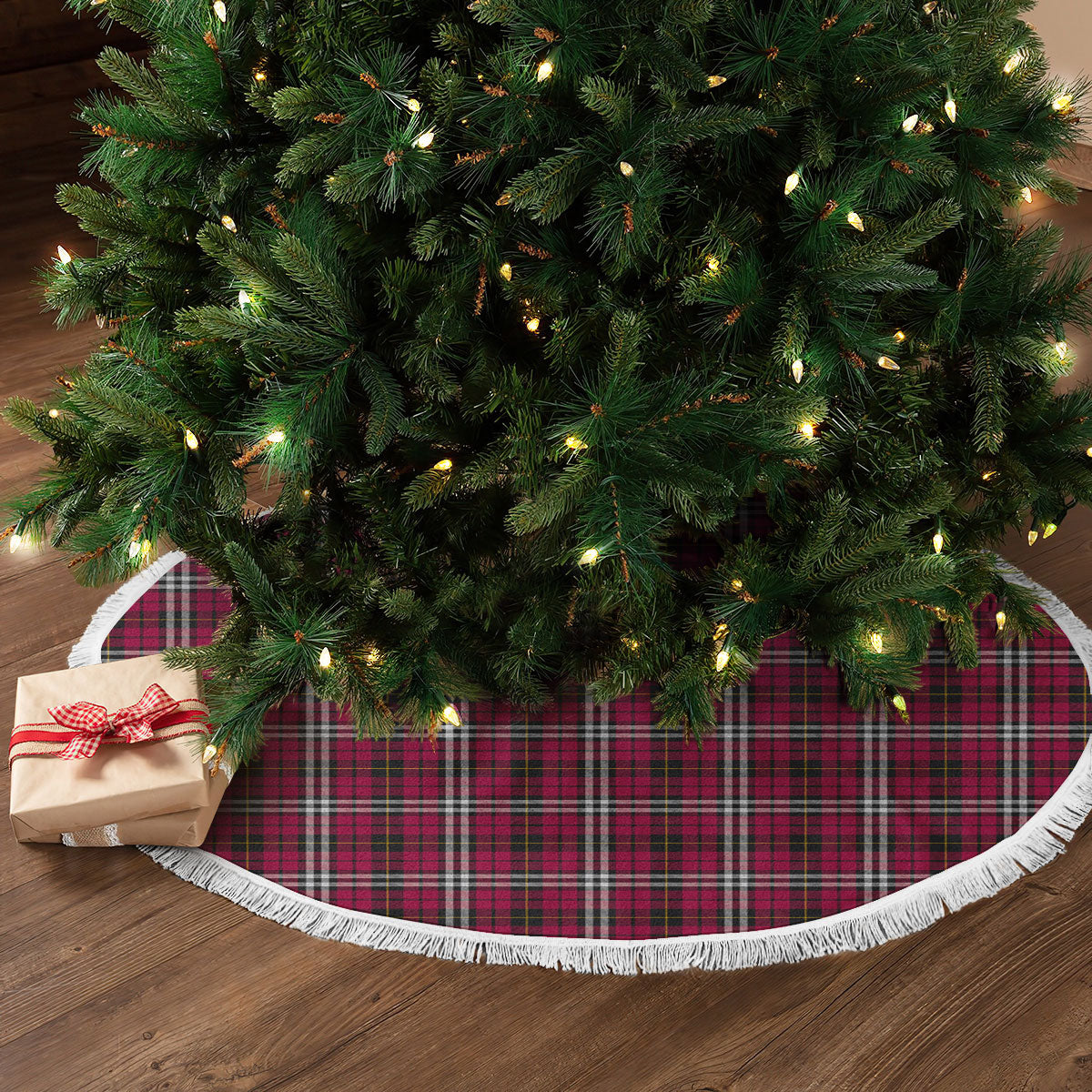 Little Tartan Christmas Tree Skirt