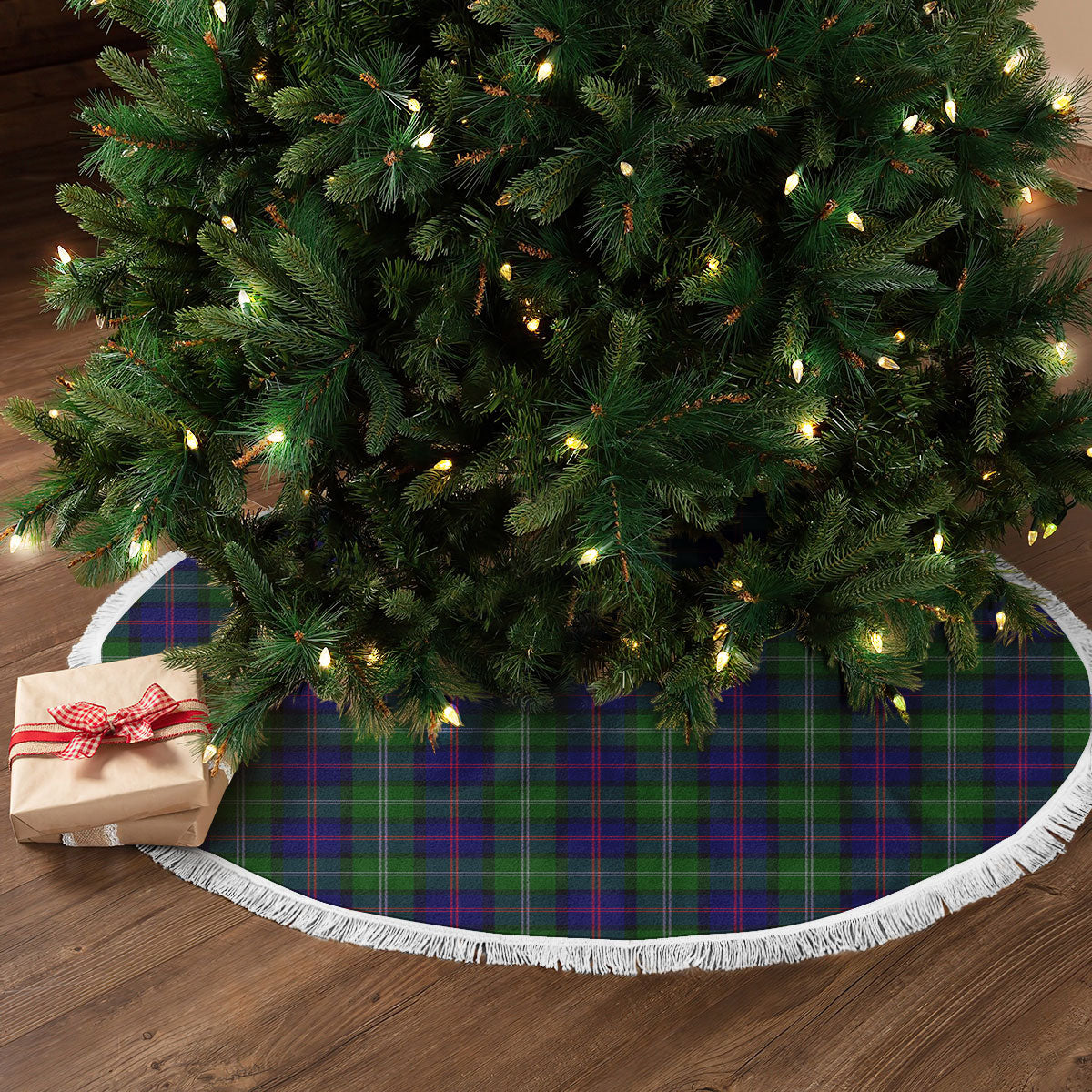 MacThomas Modern Tartan Christmas Tree Skirt