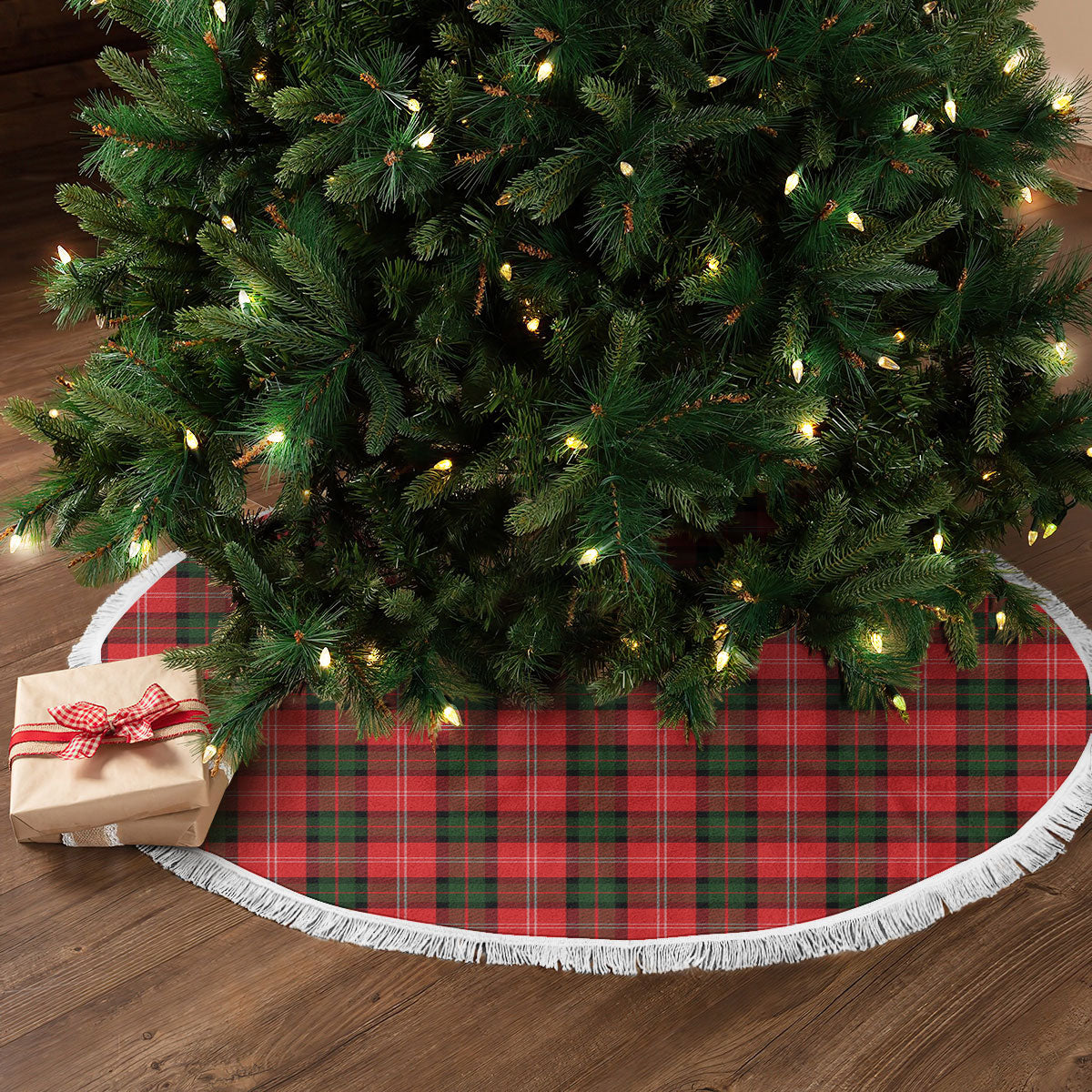 Nesbitt Modern Tartan Christmas Tree Skirt