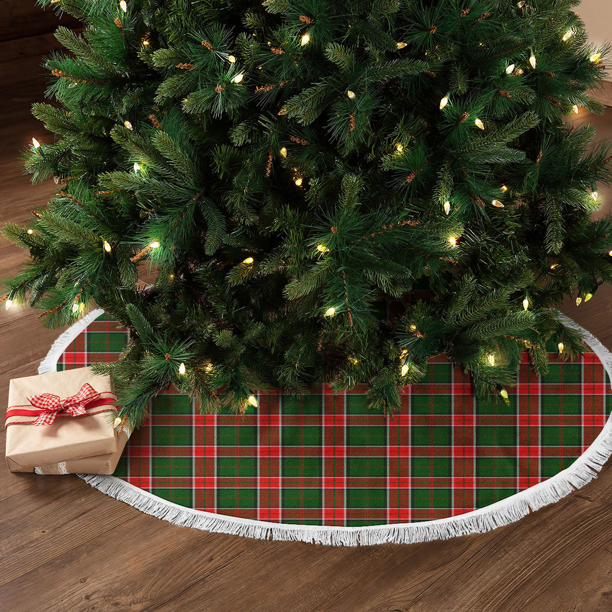 Pollock Tartan Christmas Tree Skirt