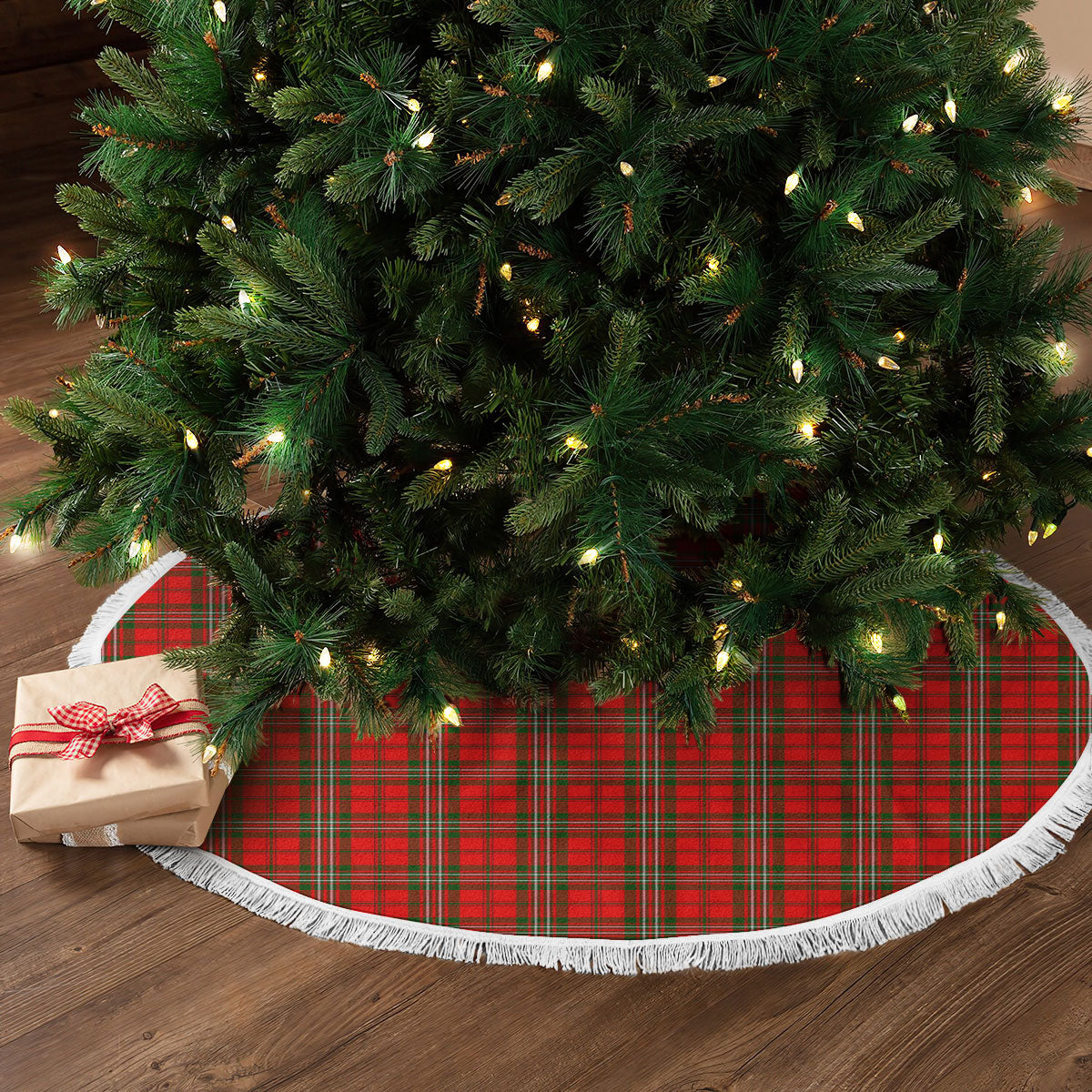 Scott Modern Tartan Christmas Tree Skirt